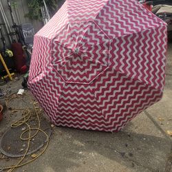 Prices Firm.. 6 Ft Peach Umbrella