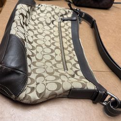 F0832-F130013 vintage Coach bag, "Coach BIG cross body" $45 OBO