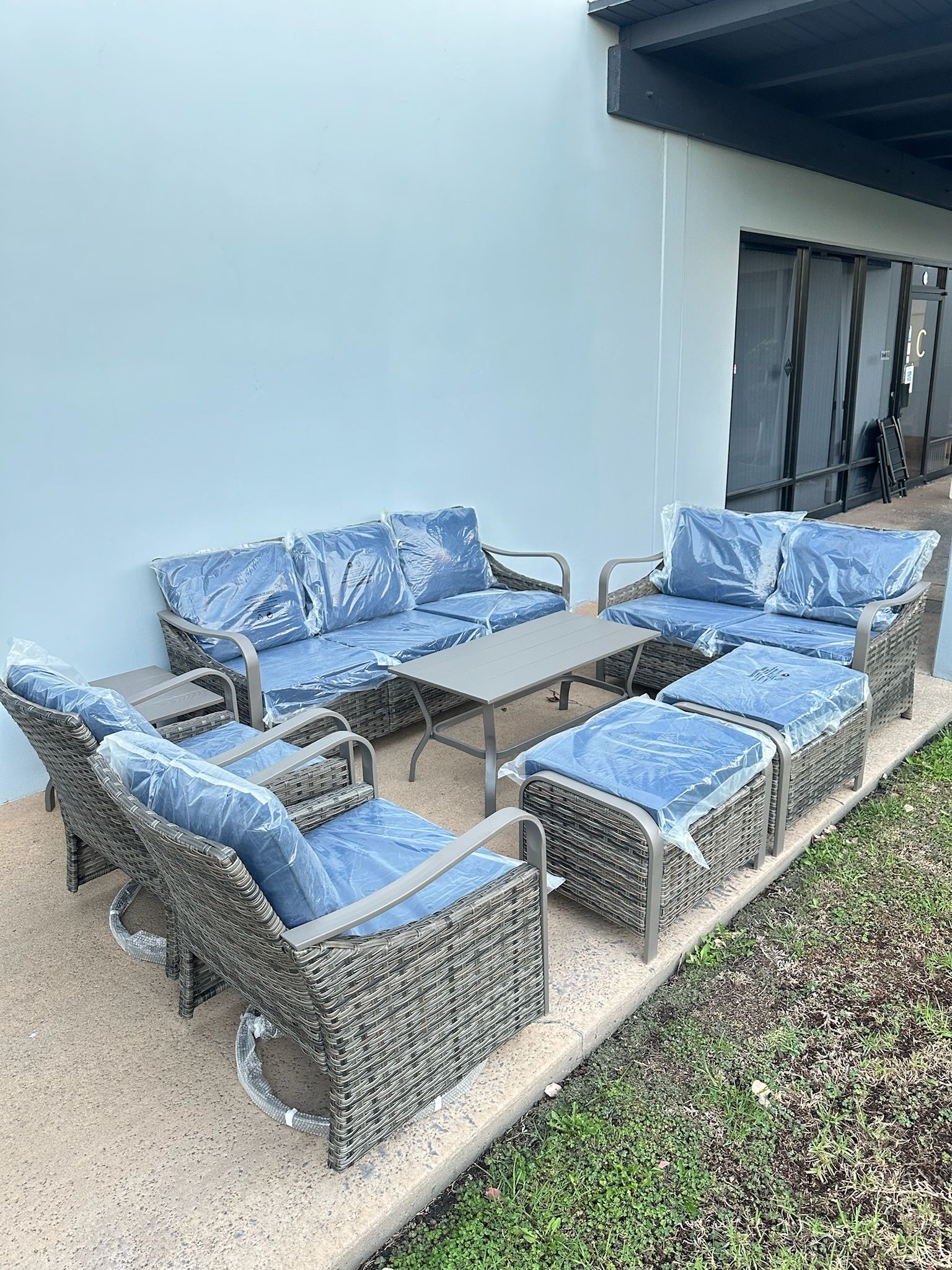 8pc Large Outdoor Patio Furniture Set