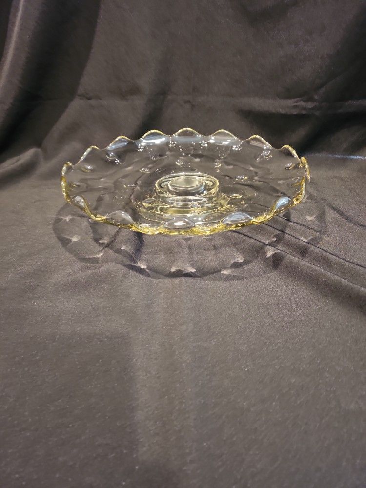 12" Glass Cake Stand