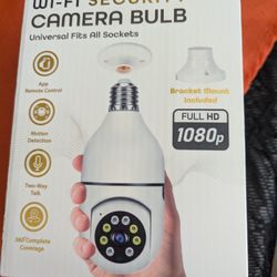 Wi-Fi Security Camera Bulb