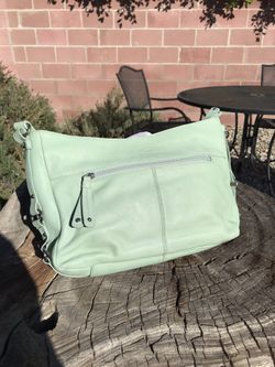 Vintage Stone Mountain Leather Purse