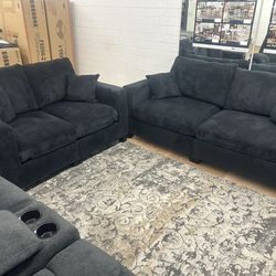 Corduroy Sofa & Loveseat
