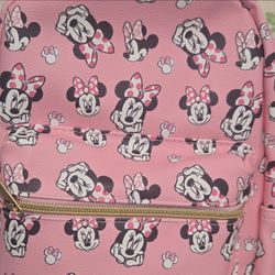 Minnie Mouse Faux Leather Mini Backpack ❤️