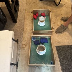 2 In 1 Washer Toss - Cornhole Travel Set 