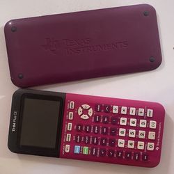 TI-84 PLUS CE CALCULATOR TEXAS INSTRUMENTS BEST MATH CRUNCHER OUT THERE NEW BARELY USED PINK ABLE TO BE MODDED hard to find colorway graphing school 
