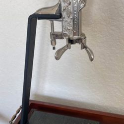 *Make Offer* Frontgate Antique Marble/Brass Wine Bottle Opener 