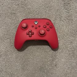 PowerA Wired Controller for Xbox Series X|S - Red, gamepad, video game/gaming controller, works with Xbox One,