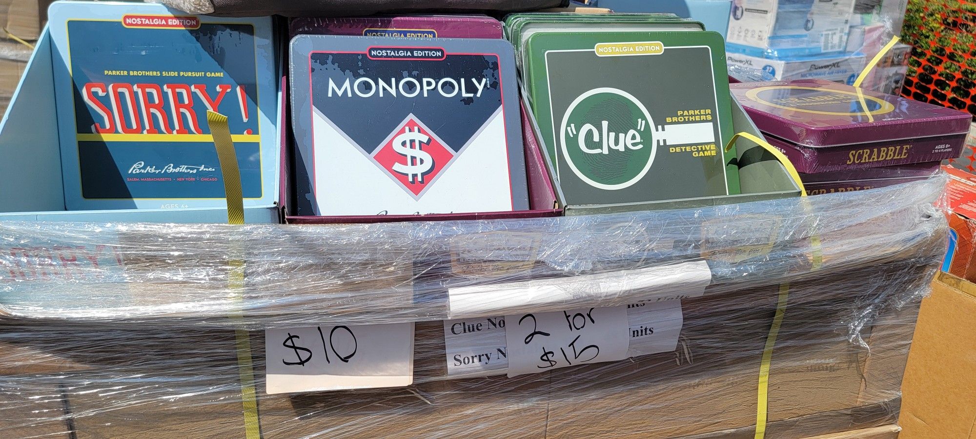 Classic Board Games In Tin Cases