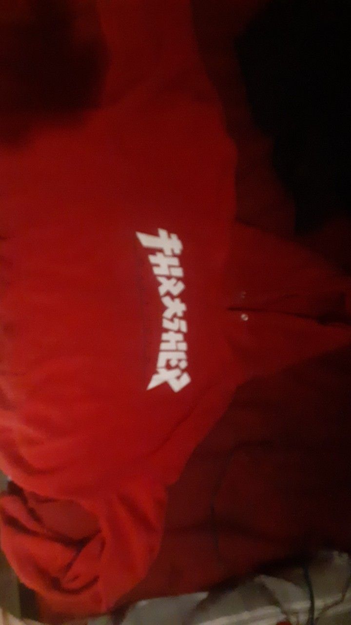 Thrasher Japanese Font Hoodie