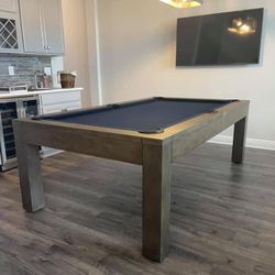 Grey Pool Table 