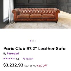 Leather Sofa