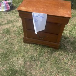 Wooden Nightstand / End Table