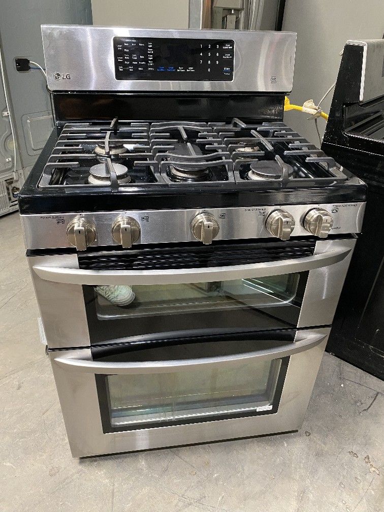 LG 30 " Double Oven Gas Range Stainless Steel 