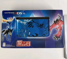 Nintendo 3DS XL pokemon X&Y blue Xerneas complete in box NEGOTIABLE