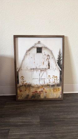 Framed Farmhouse Barn Wall Art Print