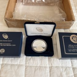 250th Anniversary United States Army American Eagle One Ounce Silver Proof Coin