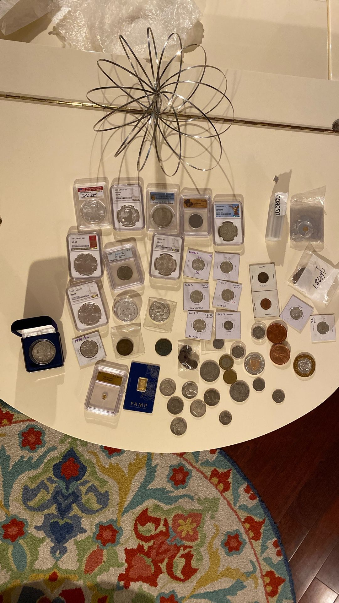 Coin Collection For sale Piece By Piece Morgan Silver Gold Pamp Ben Frank