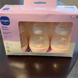 New 5 oz Mam Baby Bottles