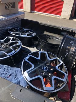 New 18” Bronco/ranger Alloys. 2025. 0-miles. $150 Set Of 4. 