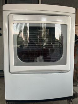 LG dryer diamond glass