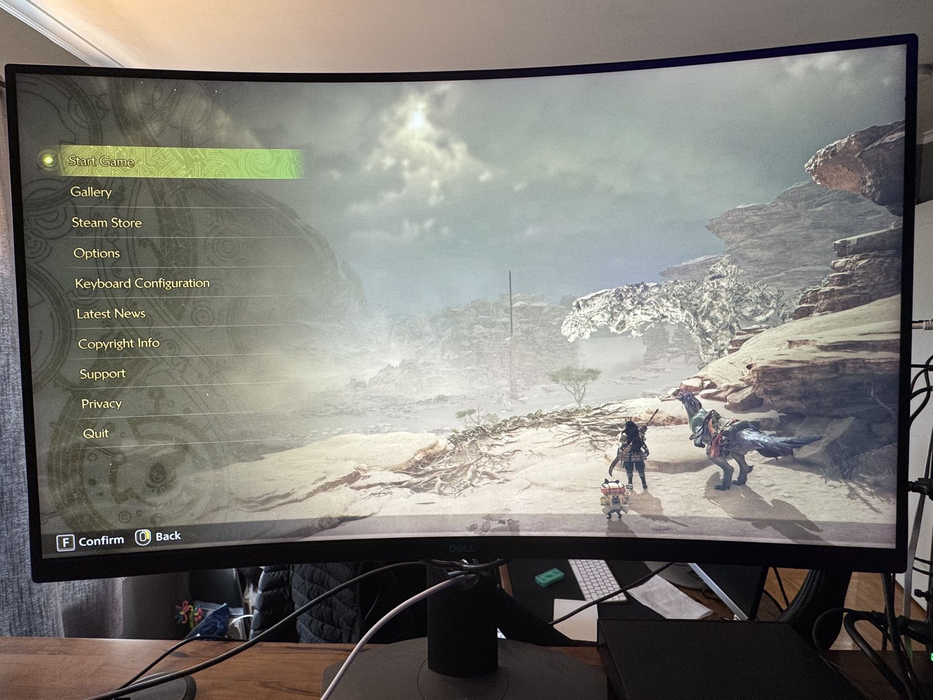 32" 1440P 165hz Curved Gaming Monitor - Dell S3220DGF QHD
