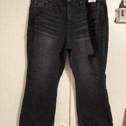 Terra &Sky Black Stretch Jeans 