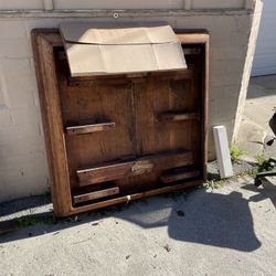 Free 4 Foot Square Antique Oak Dinning Room Table. 