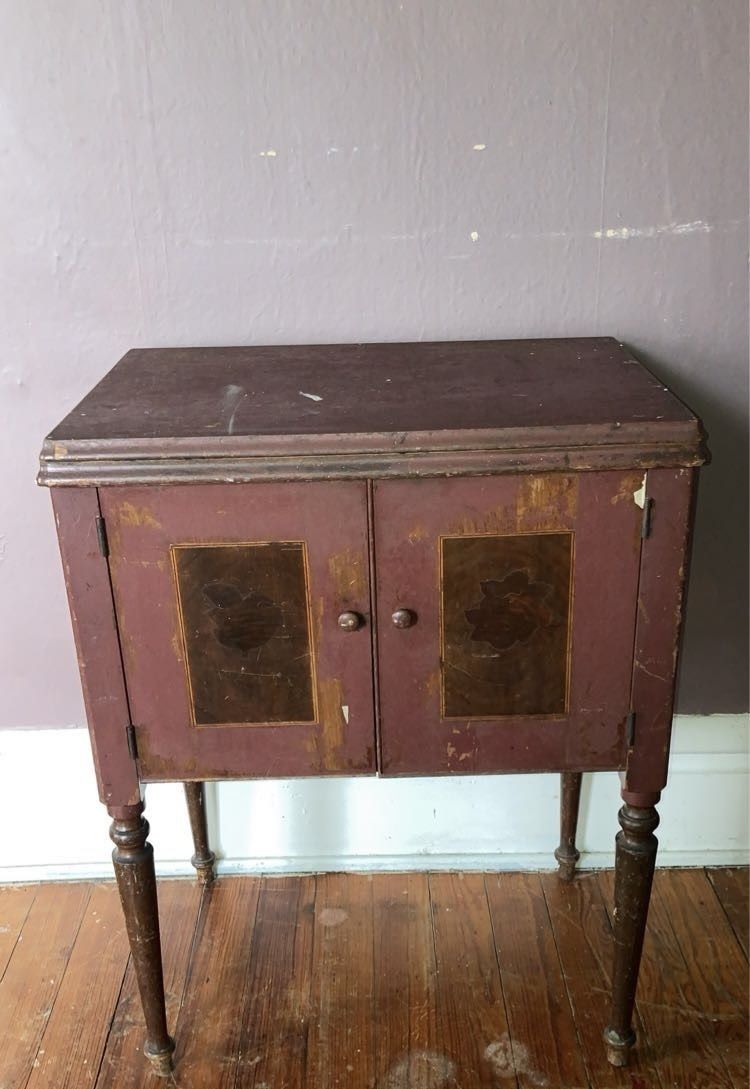 Antique Singer Sewing Table 