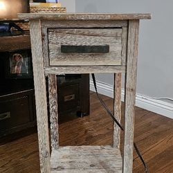 Wood Side Table