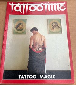 This is a vintage copy of Tattoo Time 2: Tattoo Magic by Don Ed Hardy.
