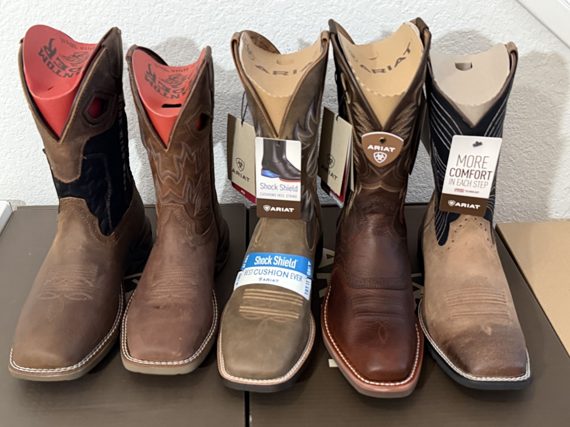 NEW BOOTS COWBOY BOTAS VAQUERAS DIFF SIZES 9 To 11