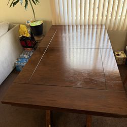 Dark oak table