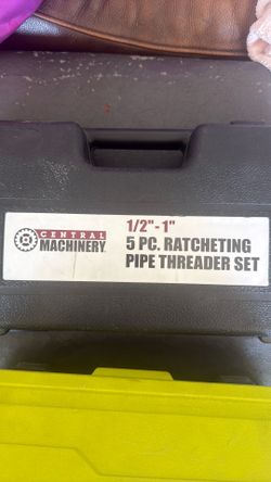 1/2"- 1" 5 PC. RATCHETING PIPE THREADER SET