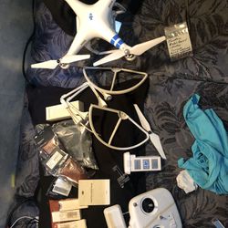 DJI phantom, two vision with lots of extras