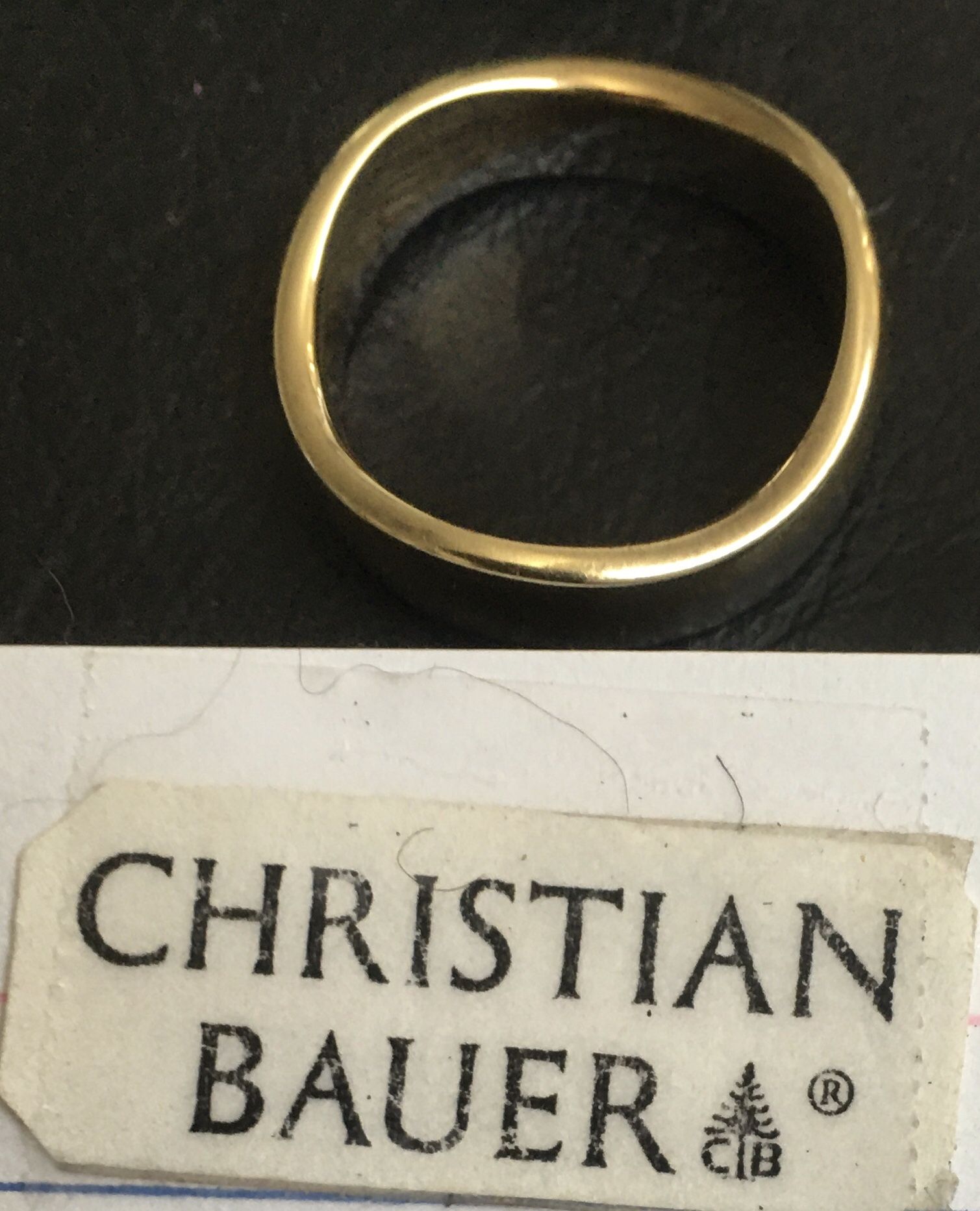 Designer 14k Yellow And White Gold Band