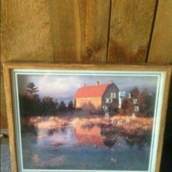 Antique Barn Clock 