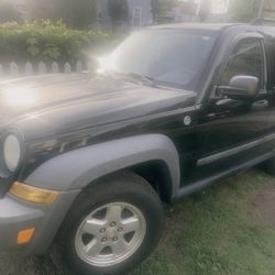 Black Liberty Jeep 