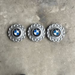 3 BBS 14” Basketweave Center Caps