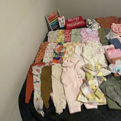 0-6 Month Baby Girl Clothing Lot