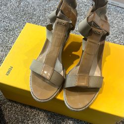 Fendi Wedge Shoes  Size 8 1/2