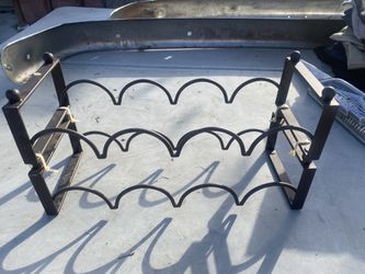 Wine Rack Stackable Brown