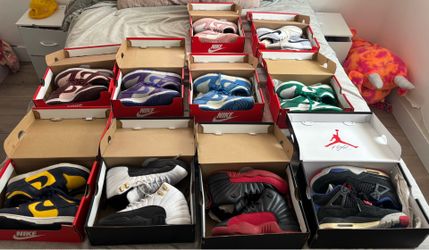 USED SHOES KIDS SIZES 3.5-4Y $25 each