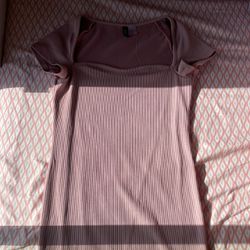 H&M Divided Light Pink Bodycon Dress
