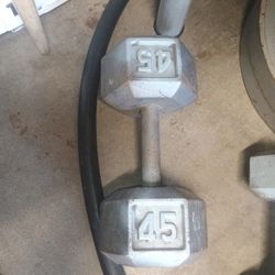 45 Lb Dumbbell
