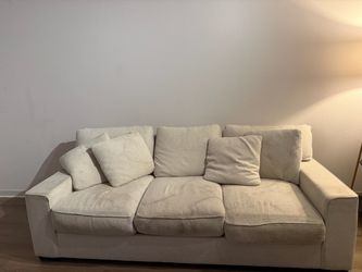 Mathis Brothers 3-Seat Sofa – Cream/Ivory