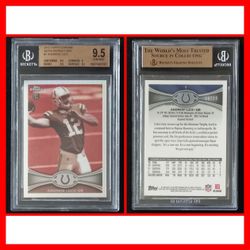 Andrew Luck 2012 Topps Chrome Rookie Sepia Refractor