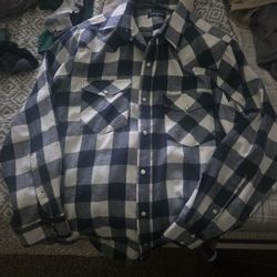 New Without Tags Pashartuk Button Down Flannel