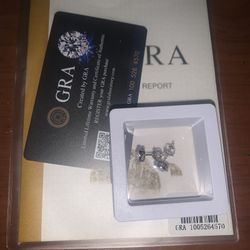 Pair Of Moissanite Stud Earrings 