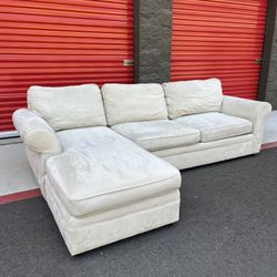 Pottery Barn Sectional Sofa Couch - Delivery Available 